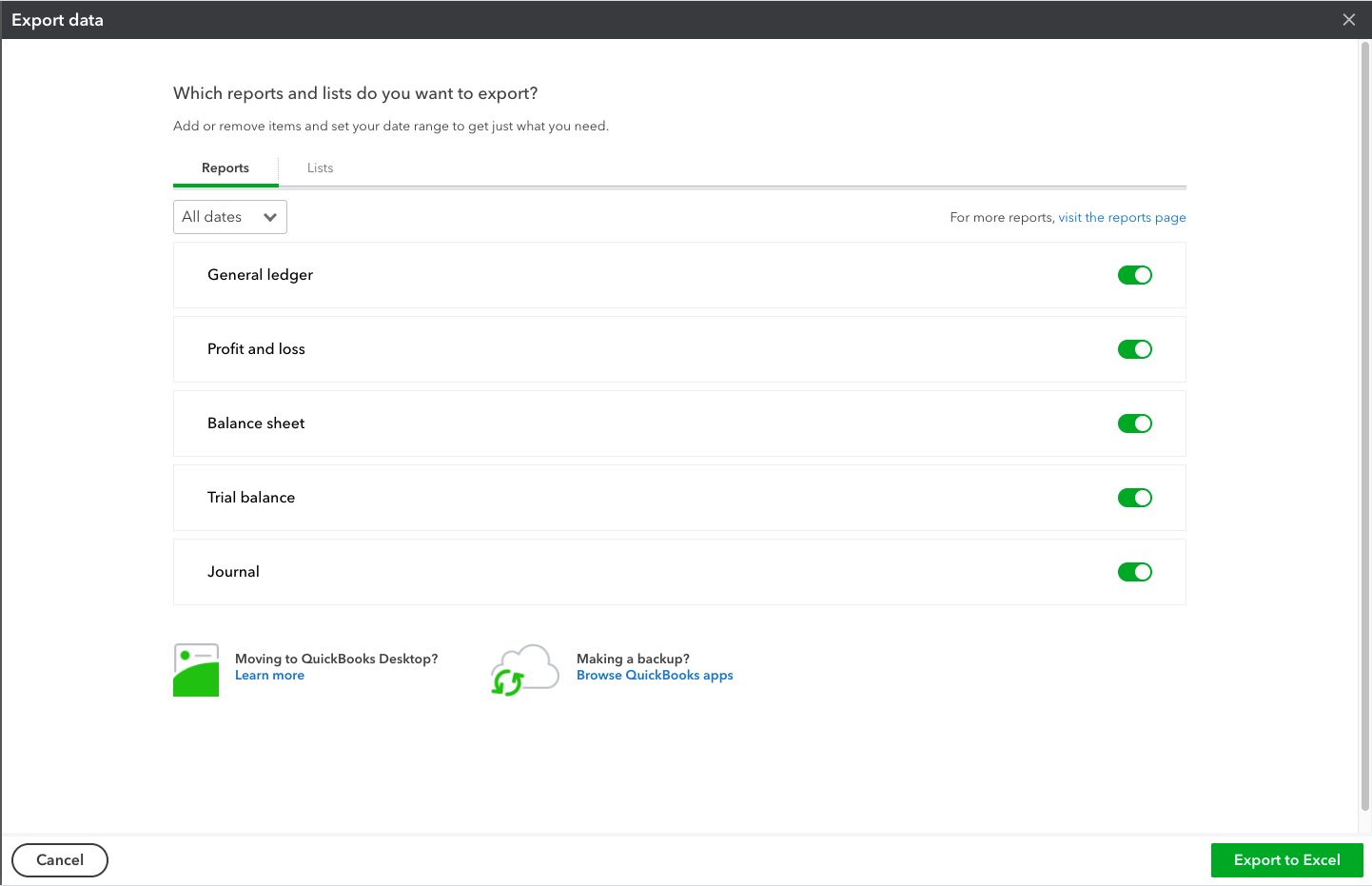 Setup Backing Up Qbo Data Setup Backing Up Qbo Data